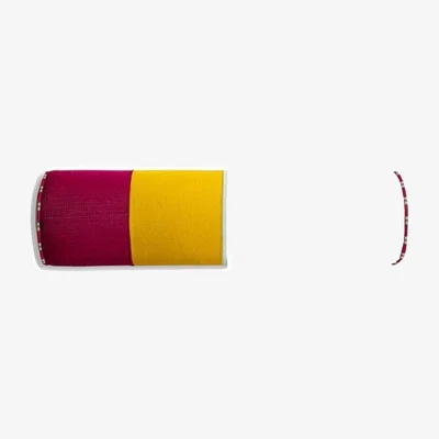 Amara Pink Cylinder Pillow
