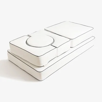 Amara Modular Pillow Stack - White