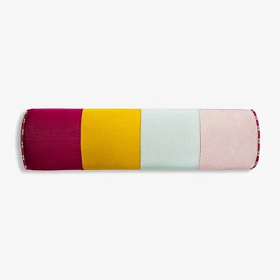 Amara Pink Cylinder Pillow