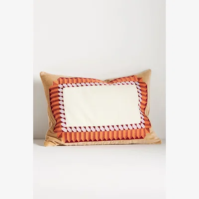 Anthropologie Colour Frame Pillow