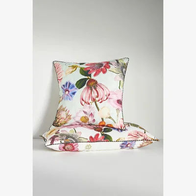 Anthropologie Rowena Floral Rectangle Cushion