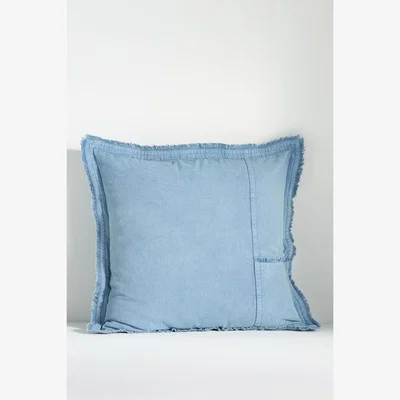 Anthropologie Myla Cotton Duck-Pocket Pillow