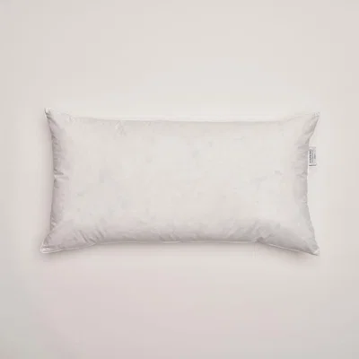 Barker and Stonehouse Vispring European Duck Feather & Down Pillow 90x50 X1, White Fabric | Barker & Stonehouse