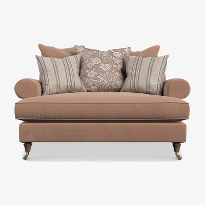 Barker and Stonehouse English Heritage Finch Cuddler Pillow Back, Pink Fabric | Barker & Stonehouse