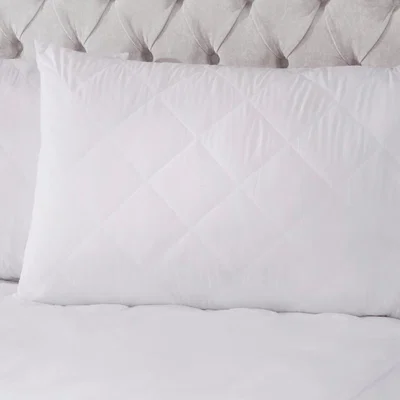 BHS.com Bamboo Pillow Protector Pair, White