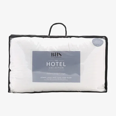 BHS.com Hotel Collection 5 Star Luxury White Goose Down Pillow