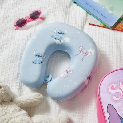 Dunelm Disney Stitch Travel Pillow