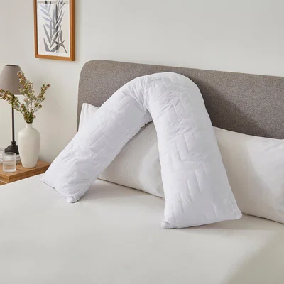 Dunelm Fogarty Temperature Balance Side Sleeper V Shape Pillow