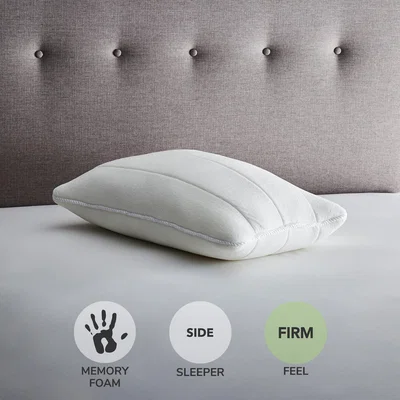 Dunelm Fogarty Luxury Memory Foam Extra Deep and Firm-Support Pillow White