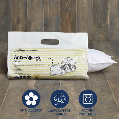 Dunelm Fogarty Little Sleepers Anti Allergy Cot Bed Pillow White