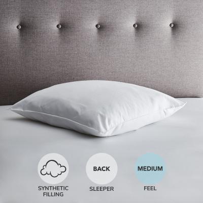 Dunelm Fogarty Soft Touch Continental Square Pillow White
