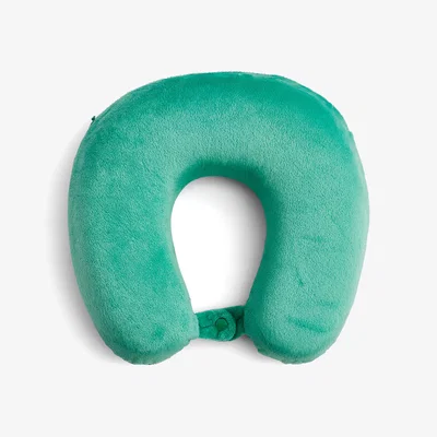 Dunelm Travel Pillow Aqua (Blue)