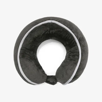 Dunelm Rock Luggage Foldable Memory Foam Neck Pillow Grey