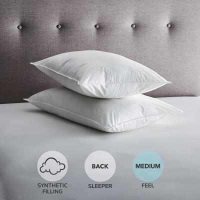 Dunelm Fogarty Perfectly Washable Pillow Pair White