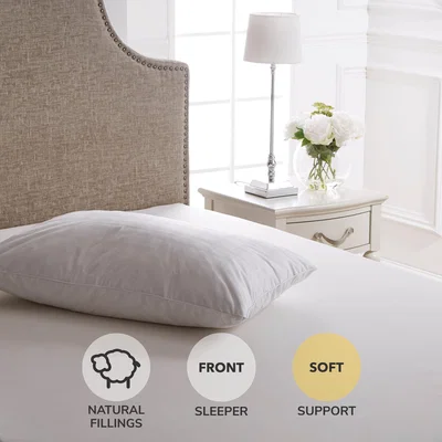Dunelm Dorma Hungarian Goose Down Kingsize Pillow White