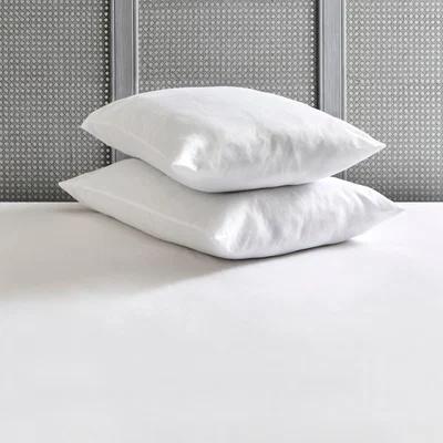 Dunelm Soft and Snug Pillow Pair White