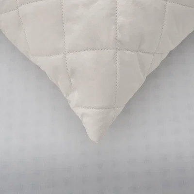Dunelm Fogarty Unbleached Wool Pillow Off-White