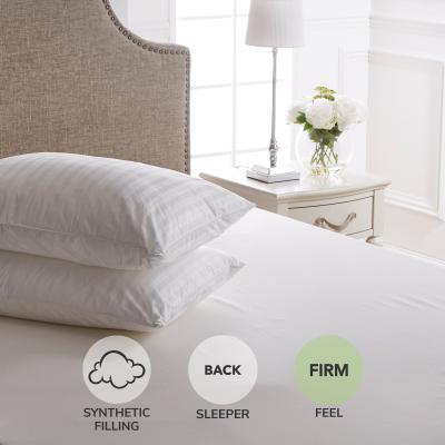 Dunelm Dorma Supreme Fill Firm-Support Pillow Pair White