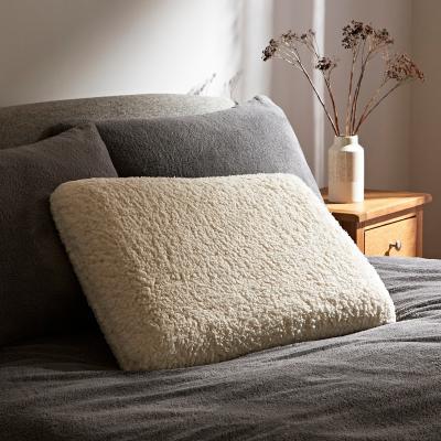 Dunelm Teddy Bear Memory Foam Pillow Brown