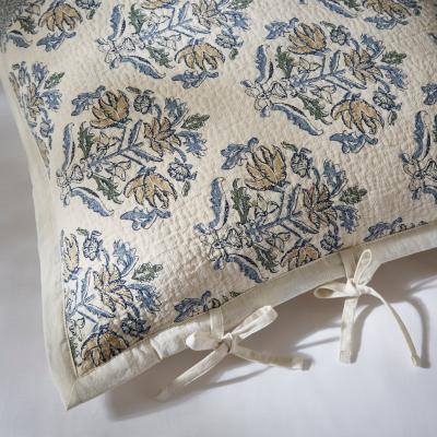 Dunelm Dorma Deauville 100% Cotton Patchwork Pillow Sham Blue