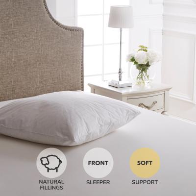 Dunelm Dorma Hungarian Goose Down Continental Square Pillow White