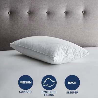Dunelm Fogarty Bamboo Synthetic Pillow White