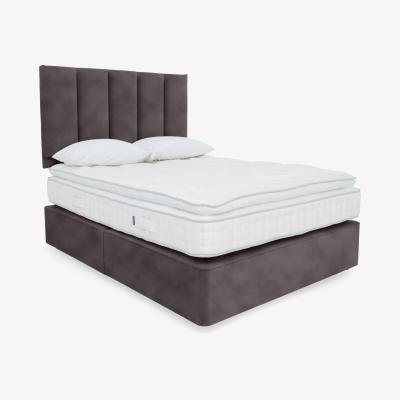 Furniture Village Harrison Spinks - Yorkshire 5K Pillow Top Medium Divan Set - Double - Lovely Asphalt