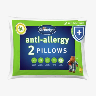 Habitat Silentnight Anti-Allergy Medium/ Soft Pillow - 2 Pack