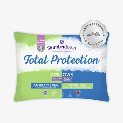 Habitat Slumberdown Total Protection - Medium Support - 2 Pack