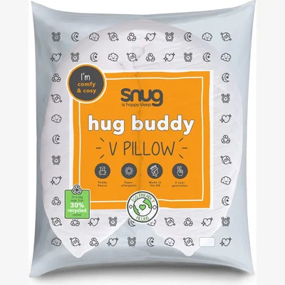 Habitat Snug Hug Buddy V Shaped Hollowfibre Medium Pillow