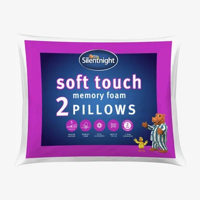 Habitat Silentnight Soft Touch Memory Foam Firm Pillow - 2 Pack