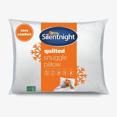 Habitat Silentnight Quilted Snuggle Hollowfibre Soft Pillow