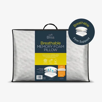 Habitat Snuggledown Bliss Breathable Memory Foam Firm Pillow