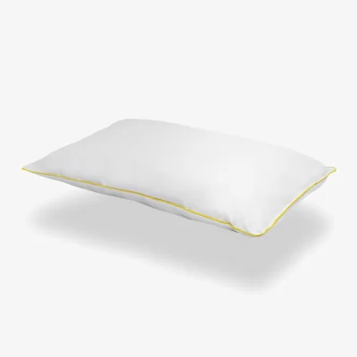 Happy Beds Set of 2 Foamex Shredded Foam Pillows - White - Fabric