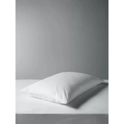 John Lewis John Lewis & Partners Natural Softened Duck Feather Standard Pillow Pair, Soft/Medium