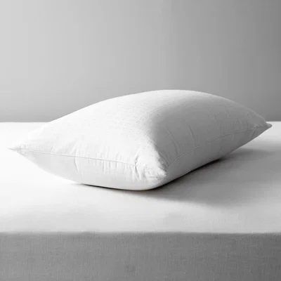John Lewis John Lewis & Partners Natural Collection Siberian Goose Down Standard Pillow, Firm