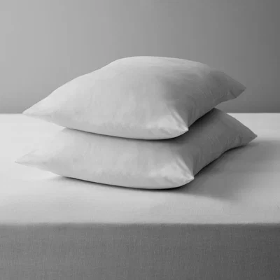 John Lewis ANYDAY John Lewis & Partners Microfibre Standard Pillow Pair, Soft/Medium