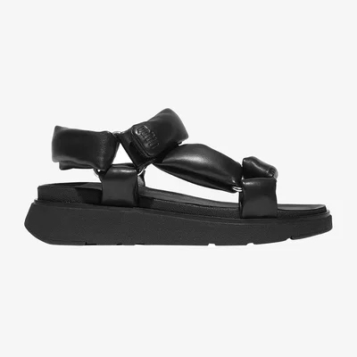 John Lewis FitFlop Gen-FF Leather Pillow Soft Sandals