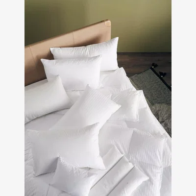 John Lewis John Lewis Natural Collection Supreme Goose Down with Goose Feather Core Pillow, Firm (5)