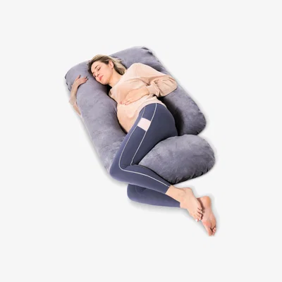 John Lewis Momcozy Cooling Fabric U-Shaped Pregnancy Pillow