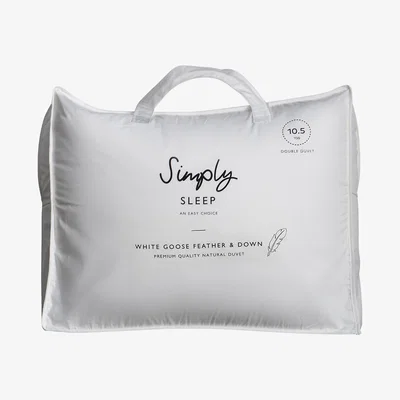 La Redoute White Goose Feather & Down Duvet 10.5tog