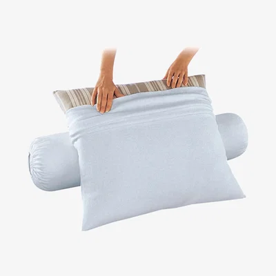 La Redoute Waterproof Stretch Flannelette Pillow and Bolster Protector