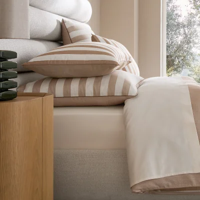 La Redoute Cotton Percale Pillow Case, Bleuenna