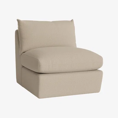Loaf Pillow Nap Armless Love Seat