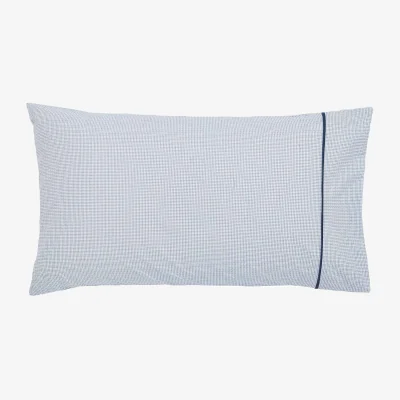 Marks & Spencer Bedeck of Belfast 2 Pack Kayah Pure Cotton Pillow Cases Indigo Mix