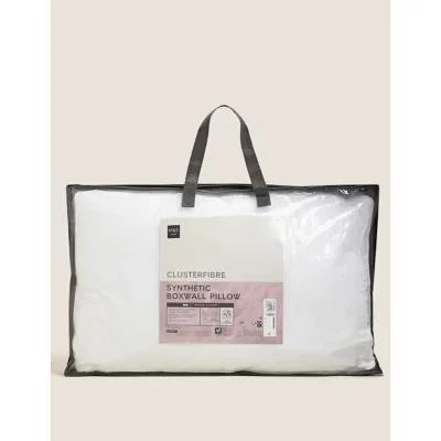Marks & Spencer M&S Clusterfibre Medium Boxwall Pillow - White, White