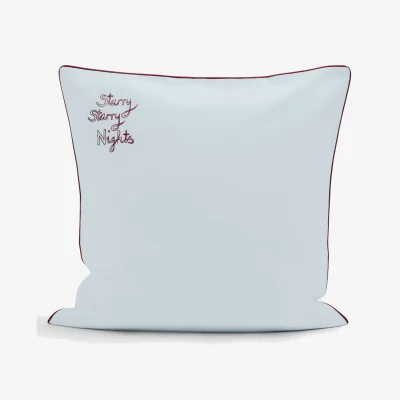 Marks & Spencer M&S x Bella Freud Pure Cotton Starry Nights Embroidered Pillow Sham Blue