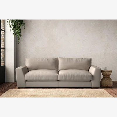 Nkuku Nkuku Guddu Sofa | Make To Order | Large | Recycled Cotton Natural