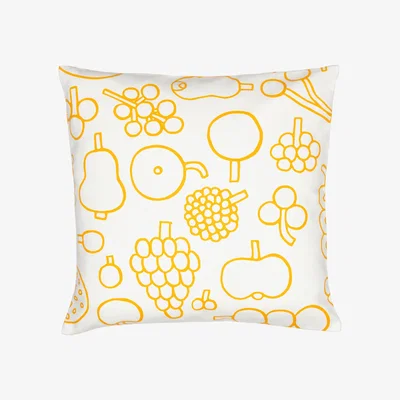 Nordic Nest Iittala Oiva Toikka Frutta pillowcase 47x47 cm Yellow