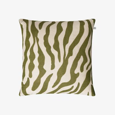 Nordic Nest Chhatwal & Jonsson Zebra cushion cover 50x50 cm cactus green